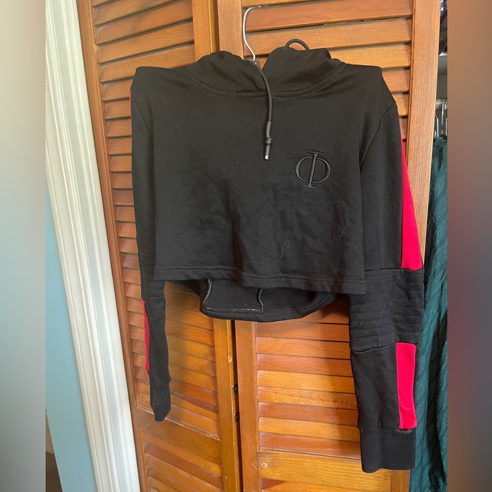 Black and Red Women's Hoodie